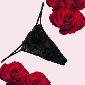 Victoria’s Secret Floral Embroidered Thong Panty